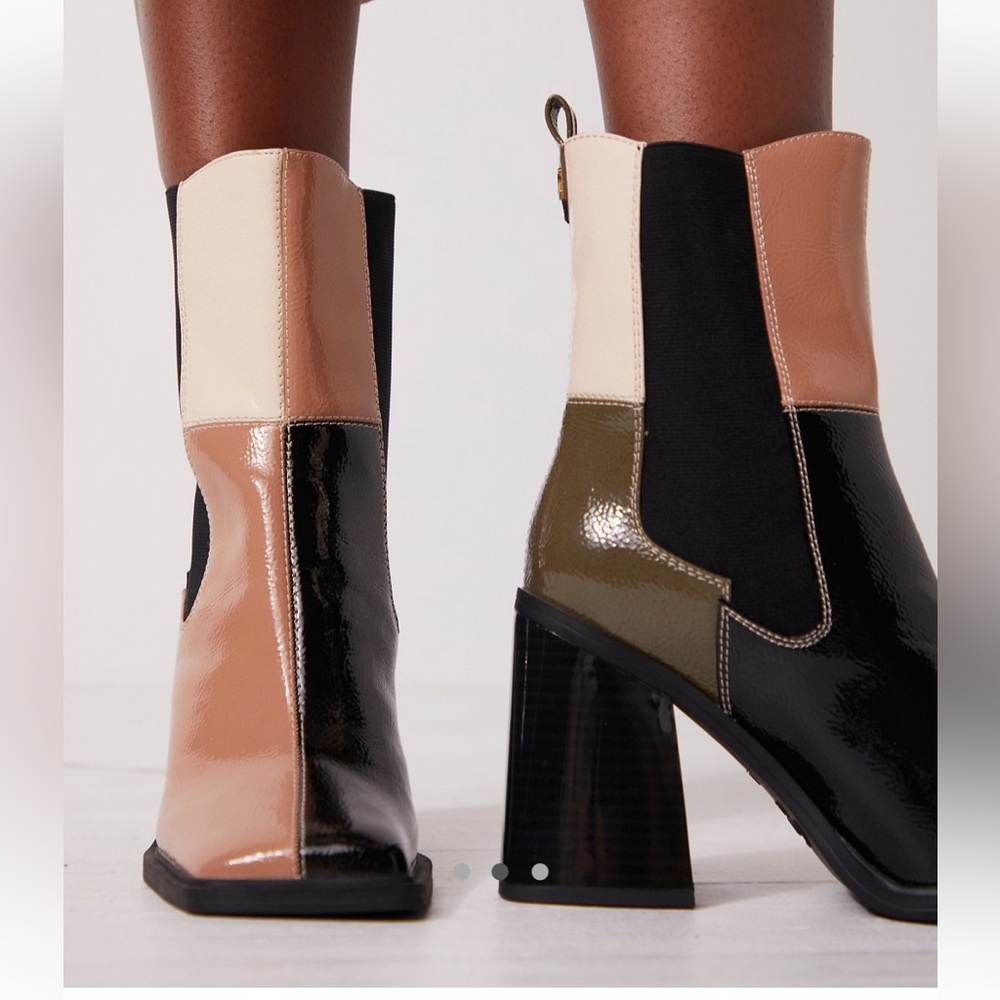 Posey Patchwork Boots